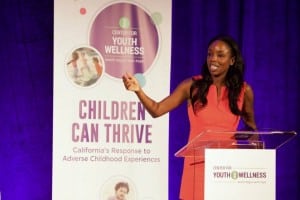Dr. Nadine Burke Harris closes out the Children Can Thrive Summit for the Center For Youth Wellness.