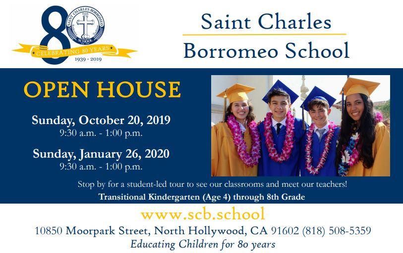 St. Charles Borromeo School Open House