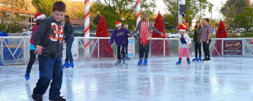 Outdoor Skating Rinks Bring Holiday Cheer to LA