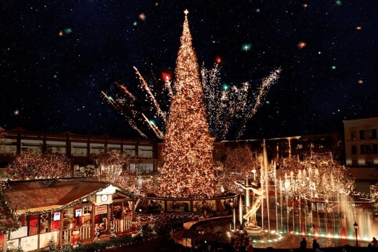 The Americana at Brand Tree Lighting L.A. Parent