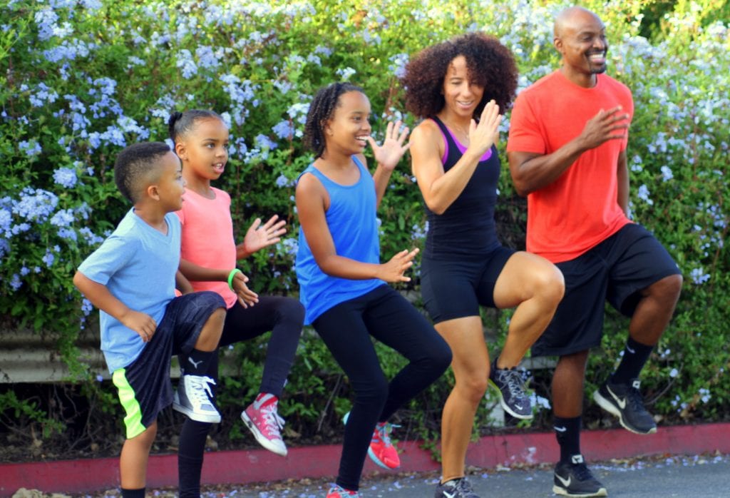 black family fitness