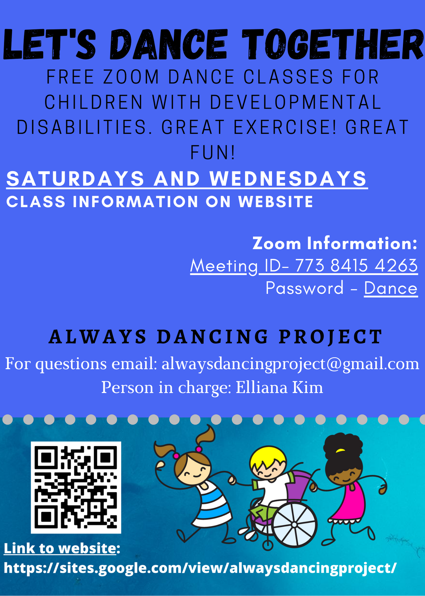Dance Class for Toddlers with Special Needs