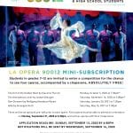 LA Opera 90012 Contest