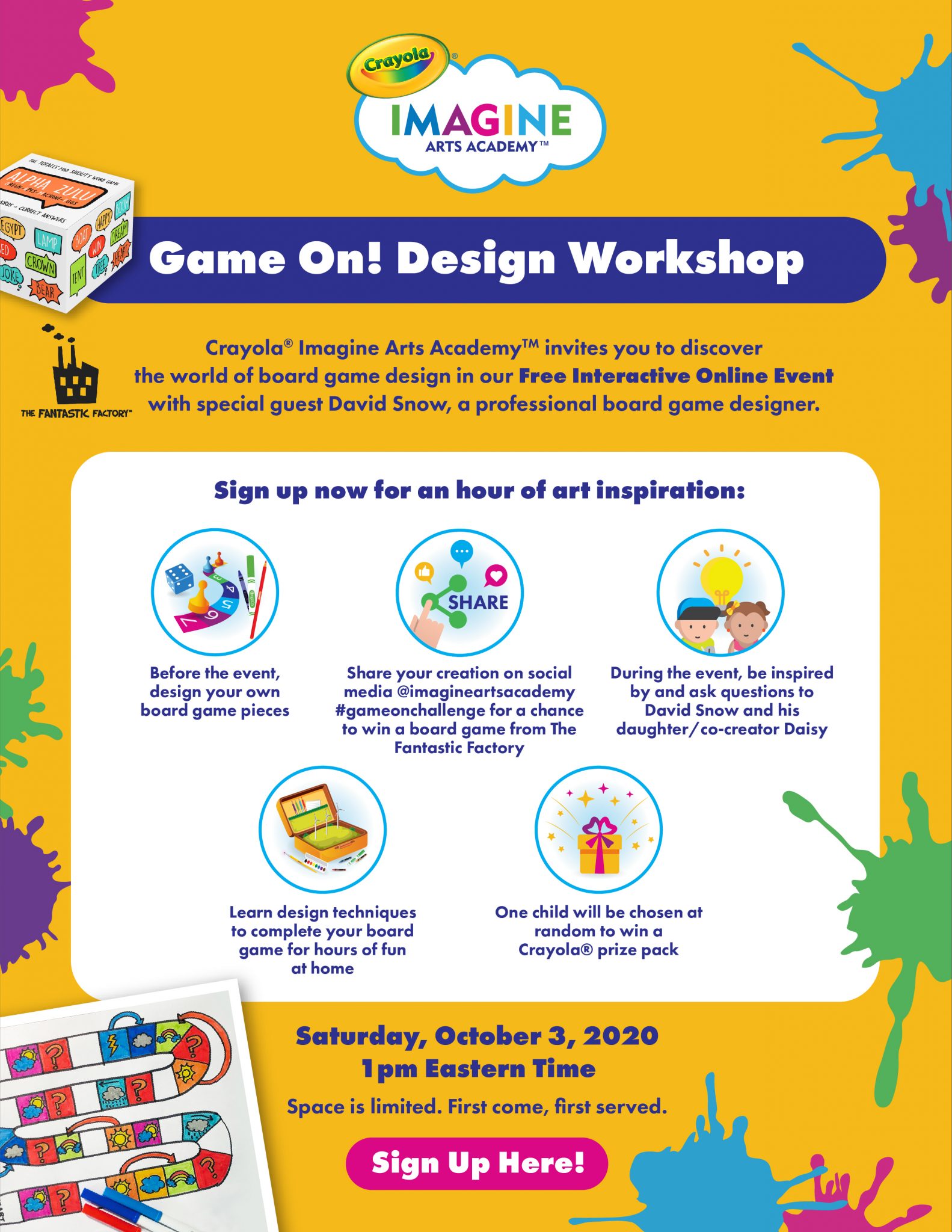 Crayola Board Game Design Event