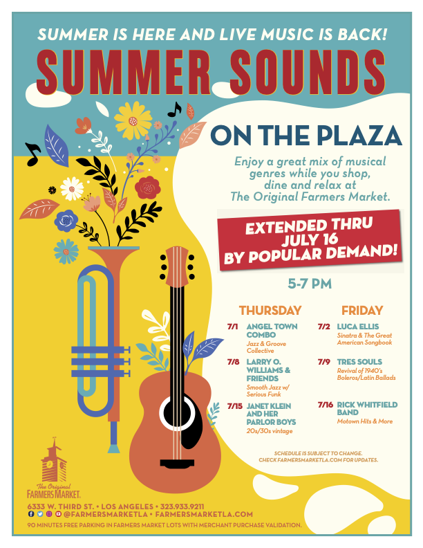 87th Anniversary Event: Summer Sounds on the Plaza at The Original Farmers Market
