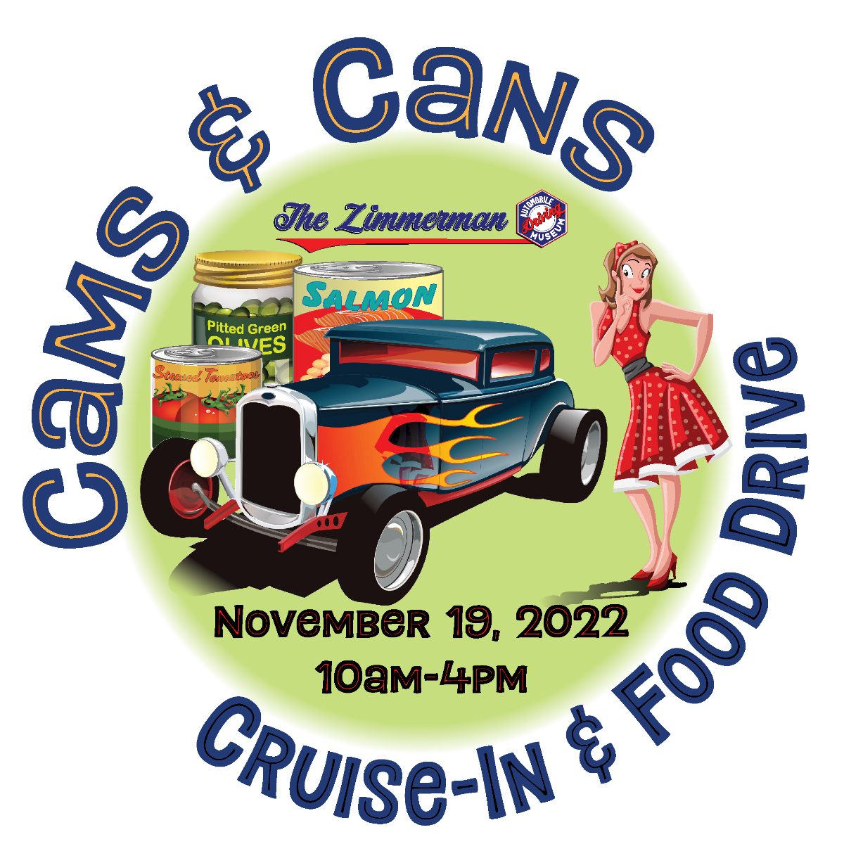 Cams & Cans Cruise-in & Food Drive